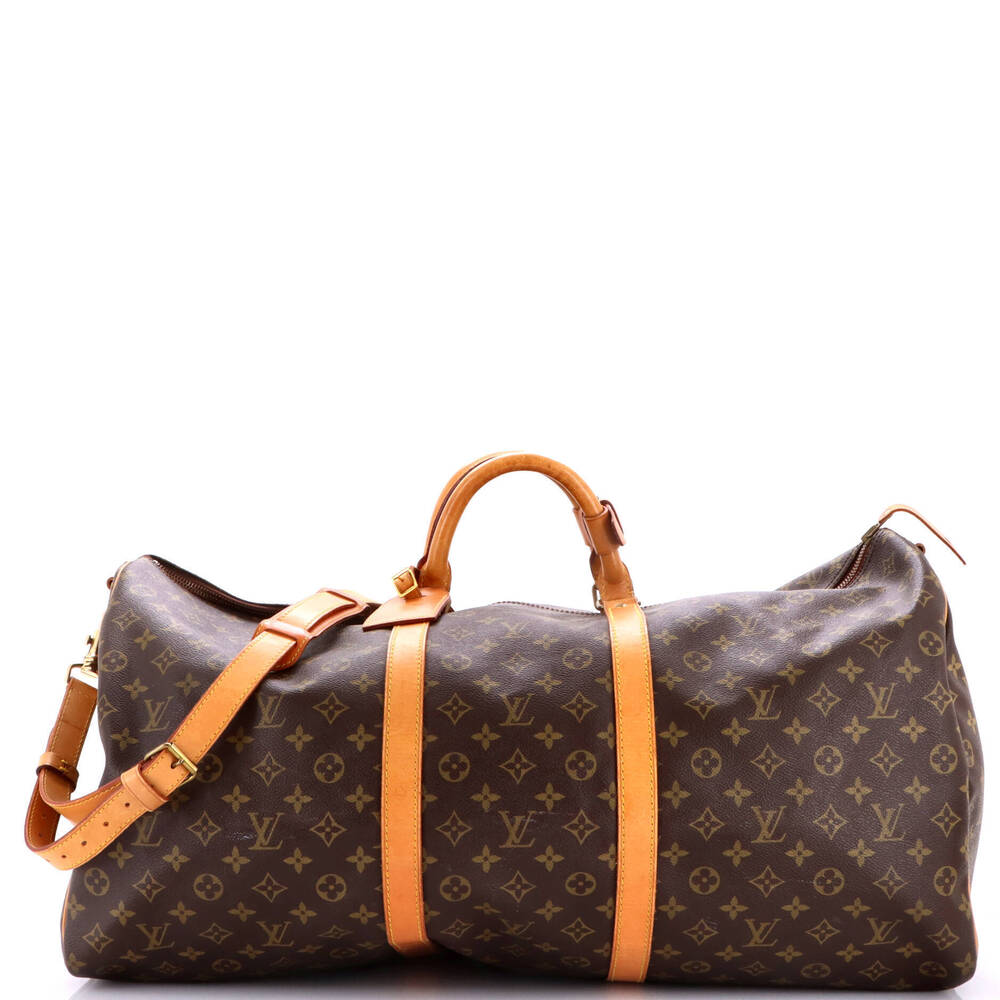 Louis Vuitton 60 Keepall Bandouliere Bag Monogram Canvas